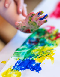 Crayola Washable Finger Paints, 6 Count, School Painting Supplies, Gifts for Kids, 3, 4, 5, 6, 7
