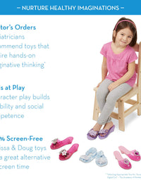 Melissa & Doug Role Play Collection - Step In Style! Dress-Up Shoes Set (4 Pairs)
