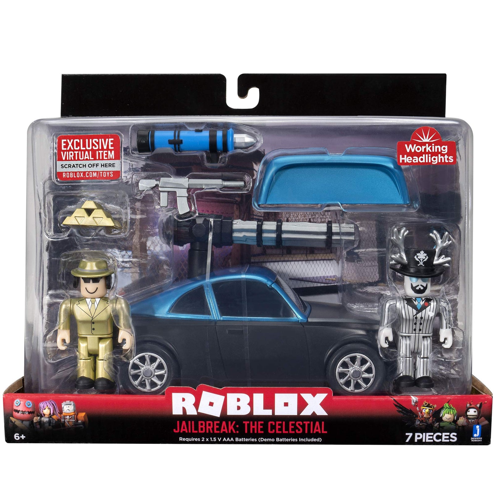 Roblox Action Collection - Jailbreak: The Celestial Deluxe Vehicle [Includes Exclusive Virtual Item]