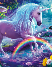Ravensburger Glitter Unicorn 100 Piece Puzzles for Kids, Every Piece is Unique, Pieces Fit Together Perfectly
