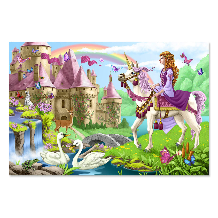 Melissa & Doug Fairy Tale Castle Jumbo Jigsaw Floor Puzzle (48 pcs, 2 x 3 feet)