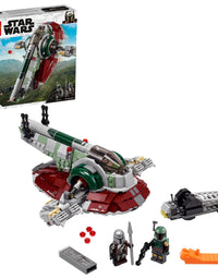 LEGO Star Wars Boba Fett’s Starship 75312 Fun Toy Building Kit; Awesome Gift Idea for Kids; New 2021 (593 Pieces)
