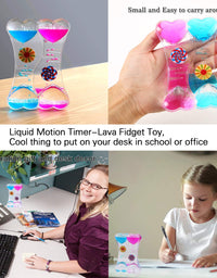 24 Pack Bundle Sensory Fidget Toys Set-Liquid Motion Timer/Grape Ball/Mochi Squishy/Stretchy String/Flippy Chain/Easter Egg/Marble Mesh/Squeeze Bean/Cube for Autistic Kids, ADHD, Anti-Stress Toys
