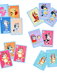Bluey 5-in-1 Card Game Set - Includes 53 Jumbo Cards
