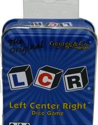 LCR® Left Center Right™ Dice Game - Blue Tin
