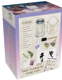Hapinest DIY Fairy Lantern Night Light Kit - Arts and Crafts Gift for Girls Ages 6 7 8 9 10 Years and Up
