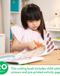 Melissa & Doug Scissor Skills Activity Book With Pair of Child-Safe Scissors (20 Pages)
