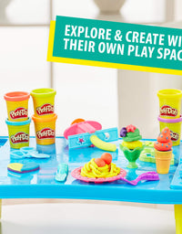 Play-Doh Play 'N Store Kids Play Table for Arts & Crafts Activities with 8 Non-Toxic Colors, 2 Oz Cans (Amazon Exclusive)
