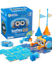 Learning Resources Botley the Coding Robot 2.0 Activity Set, Coding Robot for Kids, STEM Toy, Early Programming, Coding Games for Kids, 78 pieces, Ages 5+
