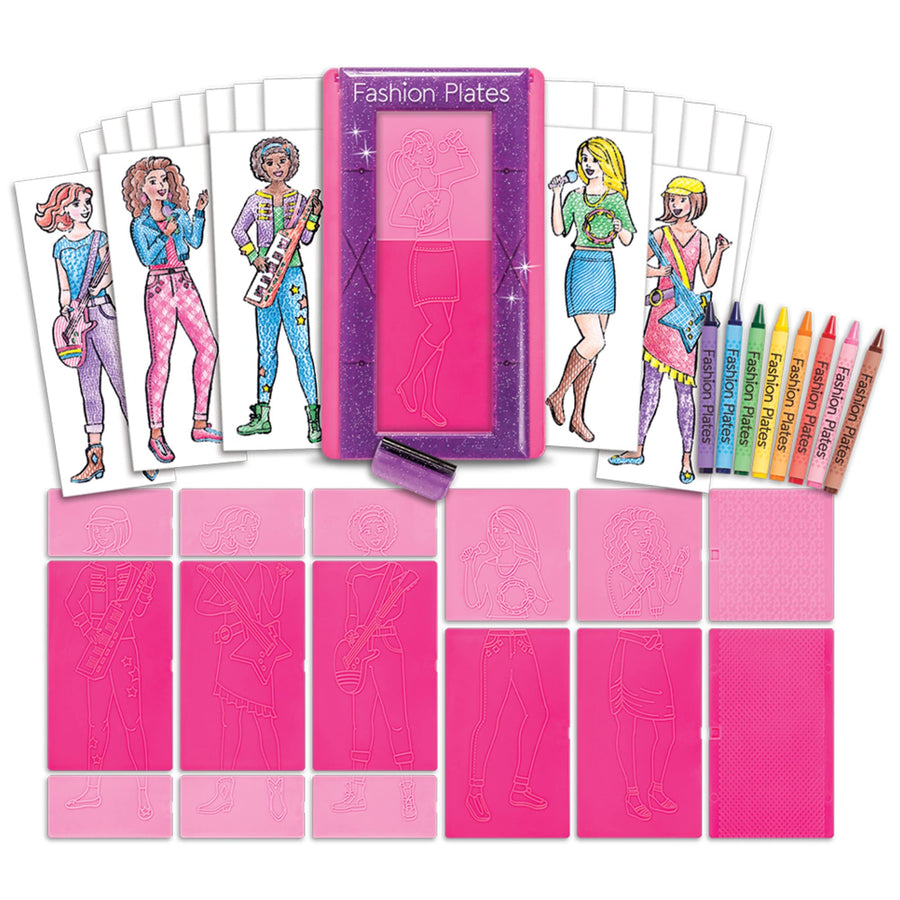Kahootz Fashion Plates Superstar Deluxe Set , Pink