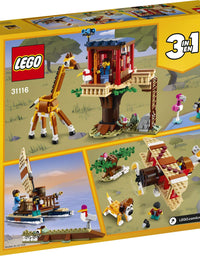 LEGO Creator 3in1 Safari Wildlife Tree House 31116 Building Kit Featuring a House Toy, Biplane Toy and Catamaran Toy; Best Building Sets for Kids Who Love Imaginative Play, New 2021 (397 Pieces)
