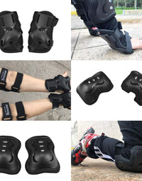 BOSONER Kids/Youth Knee Pad Elbow Pads Guards Protective Gear Set for Roller Skates Cycling BMX Bike Skateboard Inline Skatings Scooter Riding Sports
