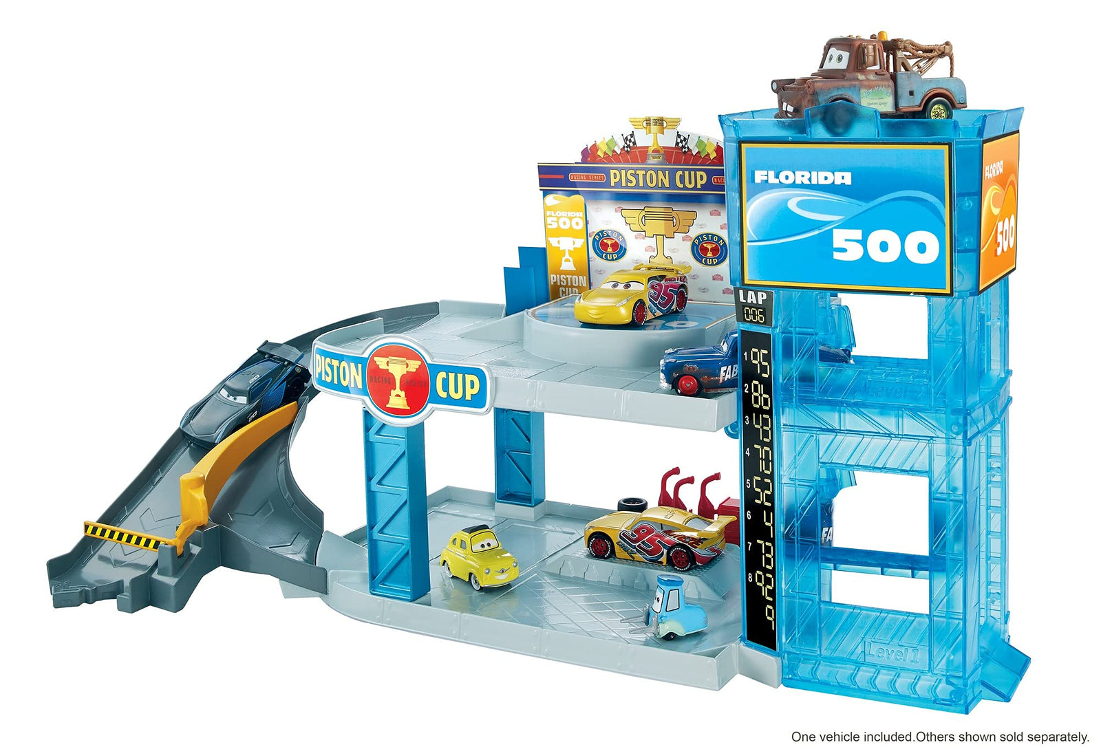 Disney Pixar Cars Florida 500 Racing Garage [Amazon Exclusive]