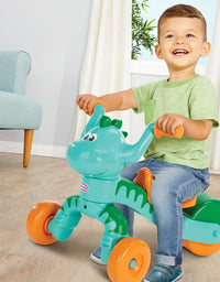 Little Tikes Go and Grow Dino Indoor Outdoor Ride On Toy Trike for Preschool Kids - Toddlers Dinosaur Inspired Toys and Toddler Trike to Develop Motor Skills for Boys Girls Age 1-3 Years
