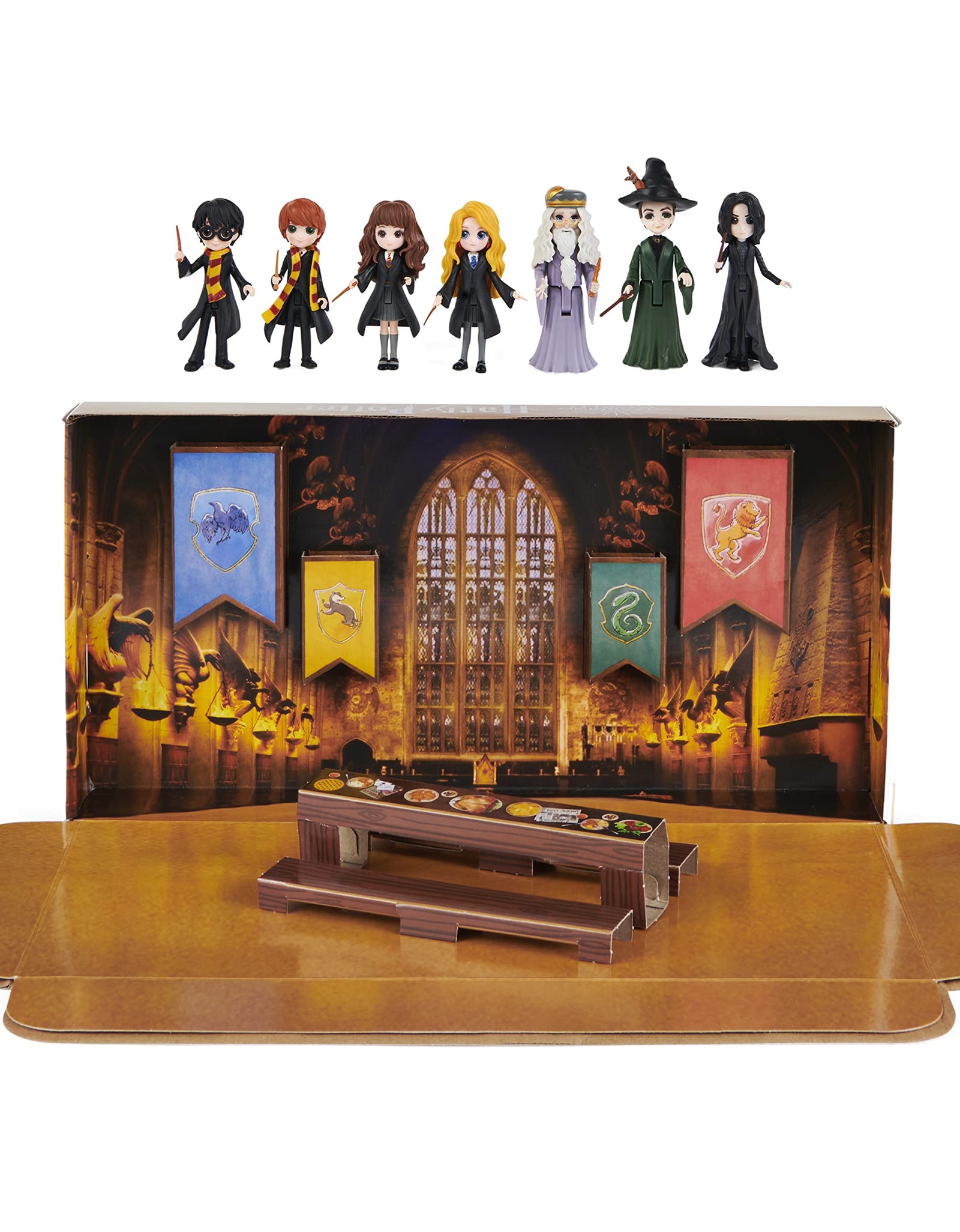 Wizarding World Harry Potter, Magical Minis Collector Set with 7 Collectible 3-inch Toy Figures, Kids Toys for Ages 5 and up