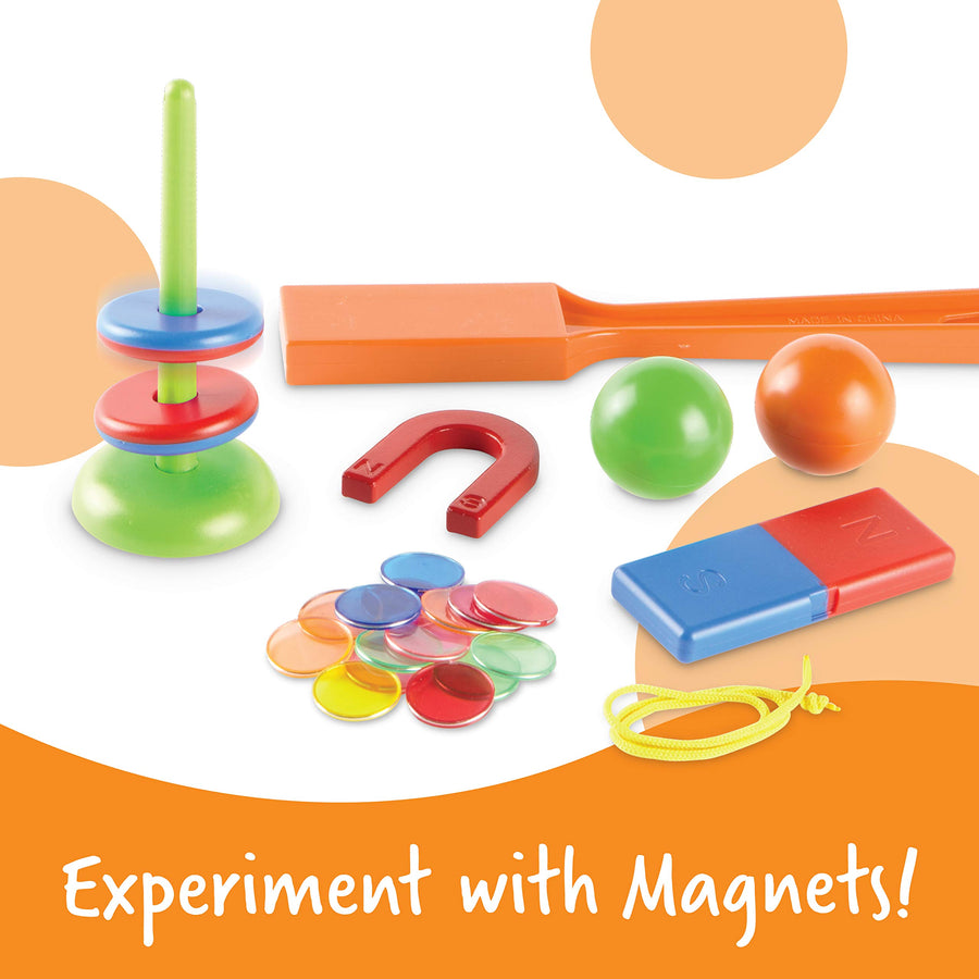Learning Resources STEM Explorers - Magnet Movers, Develops Critical Thinking Skills, STEM Certified Toys, Educational Preschool Toys, 39 Pieces, Ages 5+