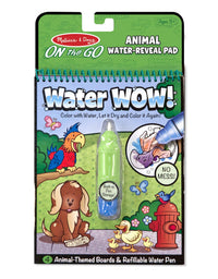 Melissa & Doug On the Go Water Wow! Reusable Water-Reveal Activity Pad - Animals
