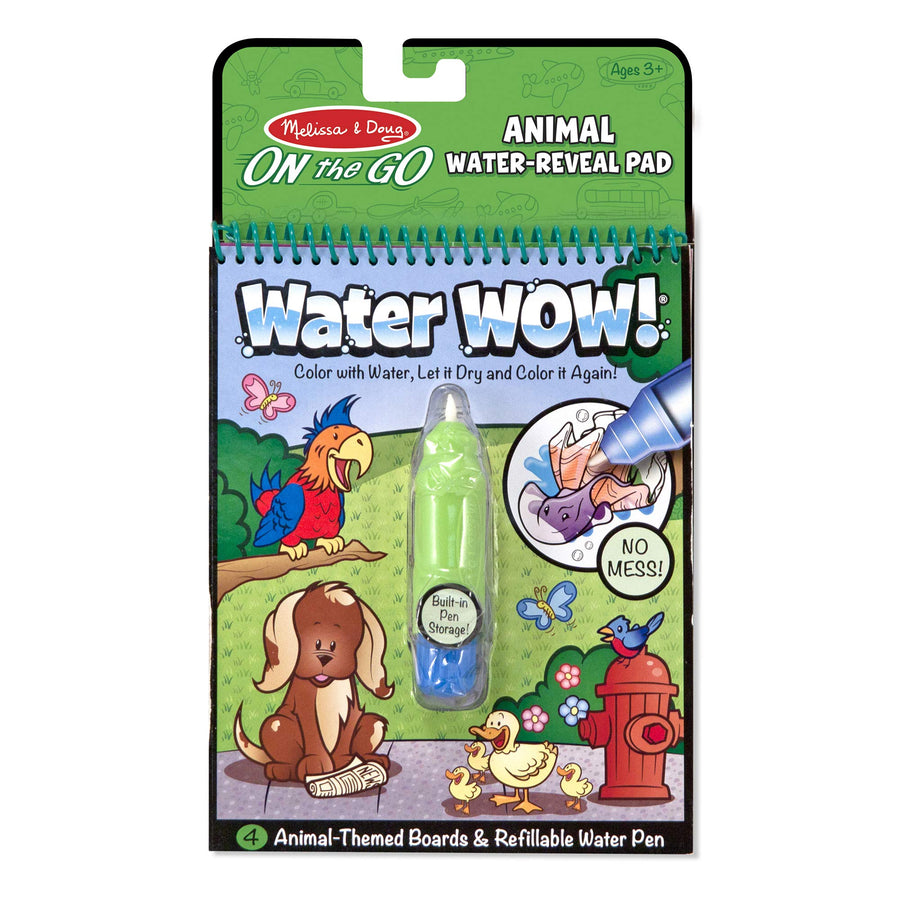 Melissa & Doug On the Go Water Wow! Reusable Water-Reveal Activity Pad - Animals