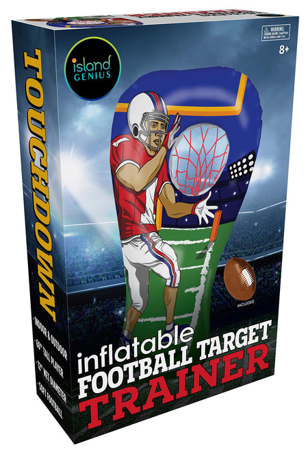 Inflatable Football Toss Target Party Game, Sports Toys Gear and Gifts for Kids Boys Girls and Family