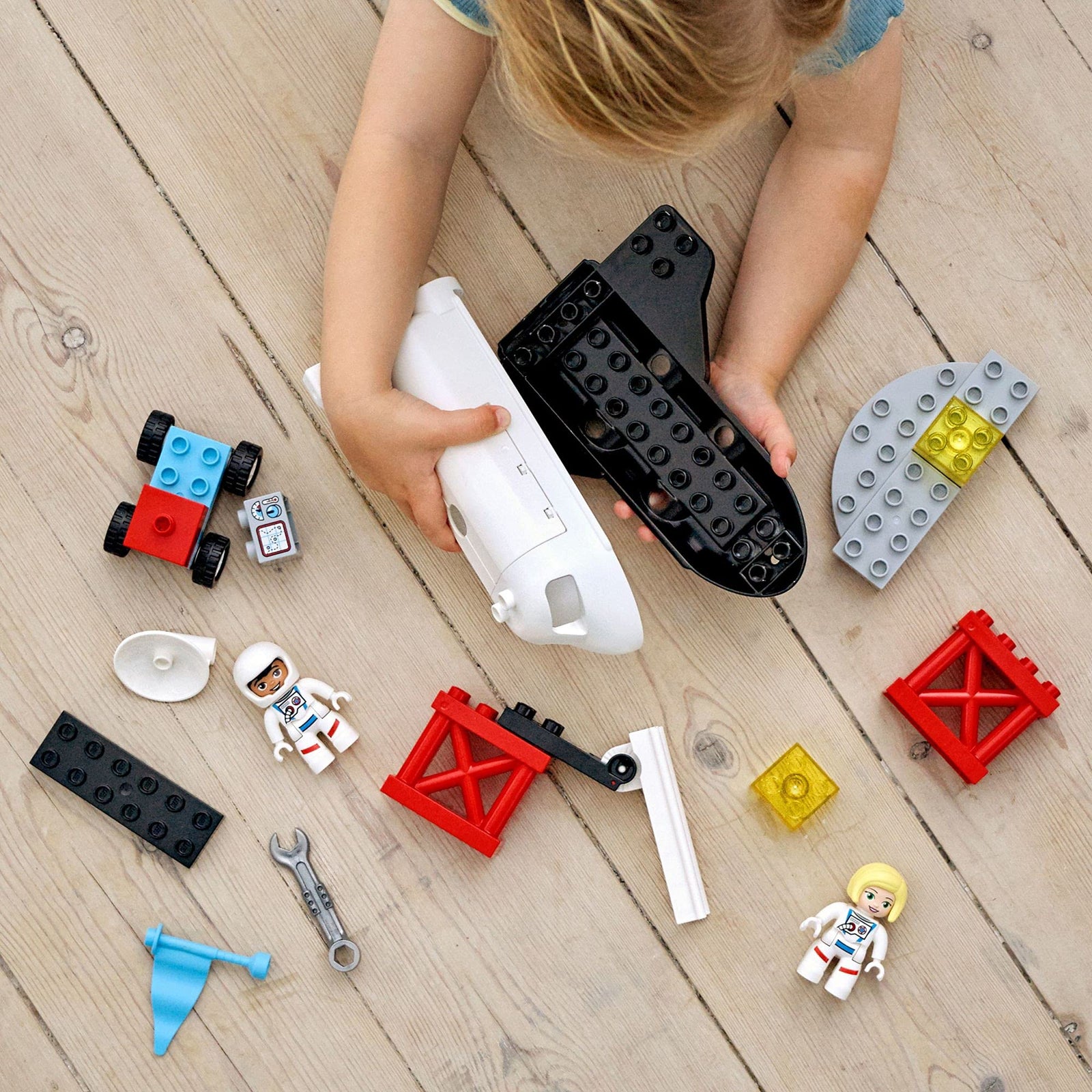 LEGO DUPLO Town Space Shuttle Mission 10944 Building Toy; Space Shuttle Creative Learning Playset, New 2021 (23 Pieces)