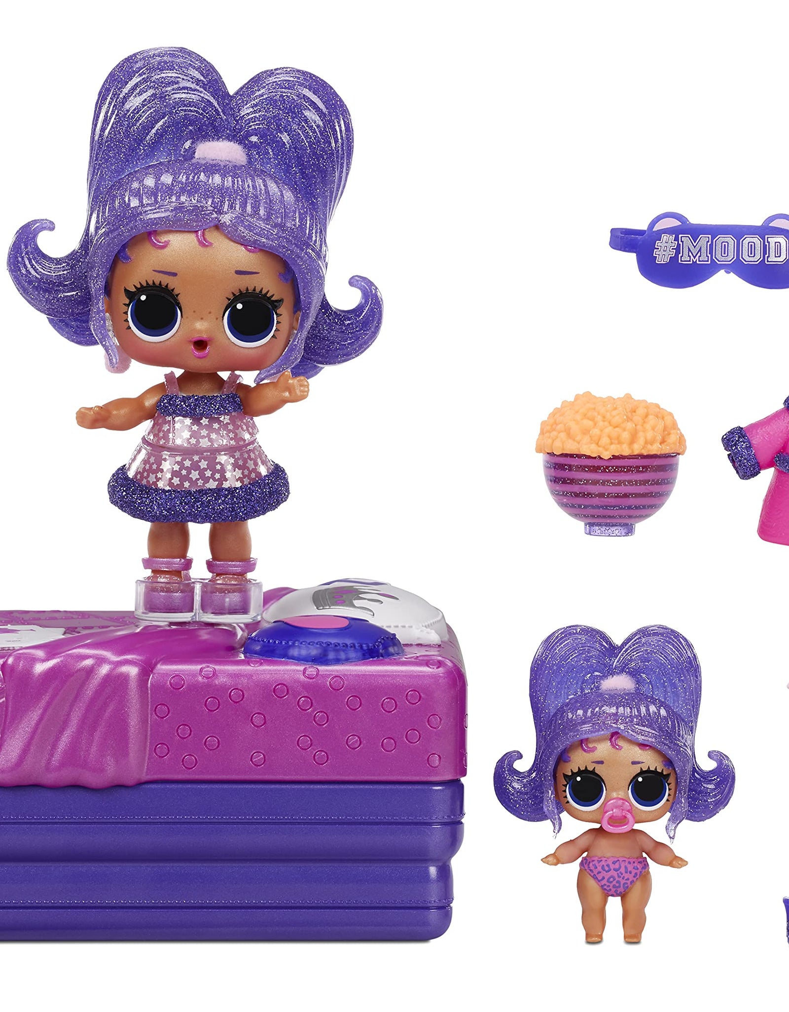 LOL Surprise Deluxe Present Surprise Series 2 Slumber Party Theme with Exclusive Doll & Lil Sister