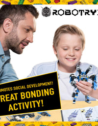 Robot STEM Toy Figure | 3 in 1 Fun Creative Set | Construction Building Toys for Boys and Girls Ages 6-14 Years Old | Best Toy Gift for Kids | Free Poster Kit Included
