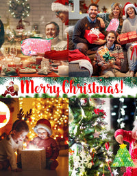 6Pack Christmas Pop Fidget Toys Pack for Kids Girls Boys with 2 Keychain its Push Bubble Sensory Toy Poppers Christmas Stockings Party Gifts Stress Autism Relief for Adults
