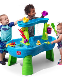Step2 Rain Showers Splash Pond Water Table | Kids Water Play Table with 13-Pc Accessory Set
