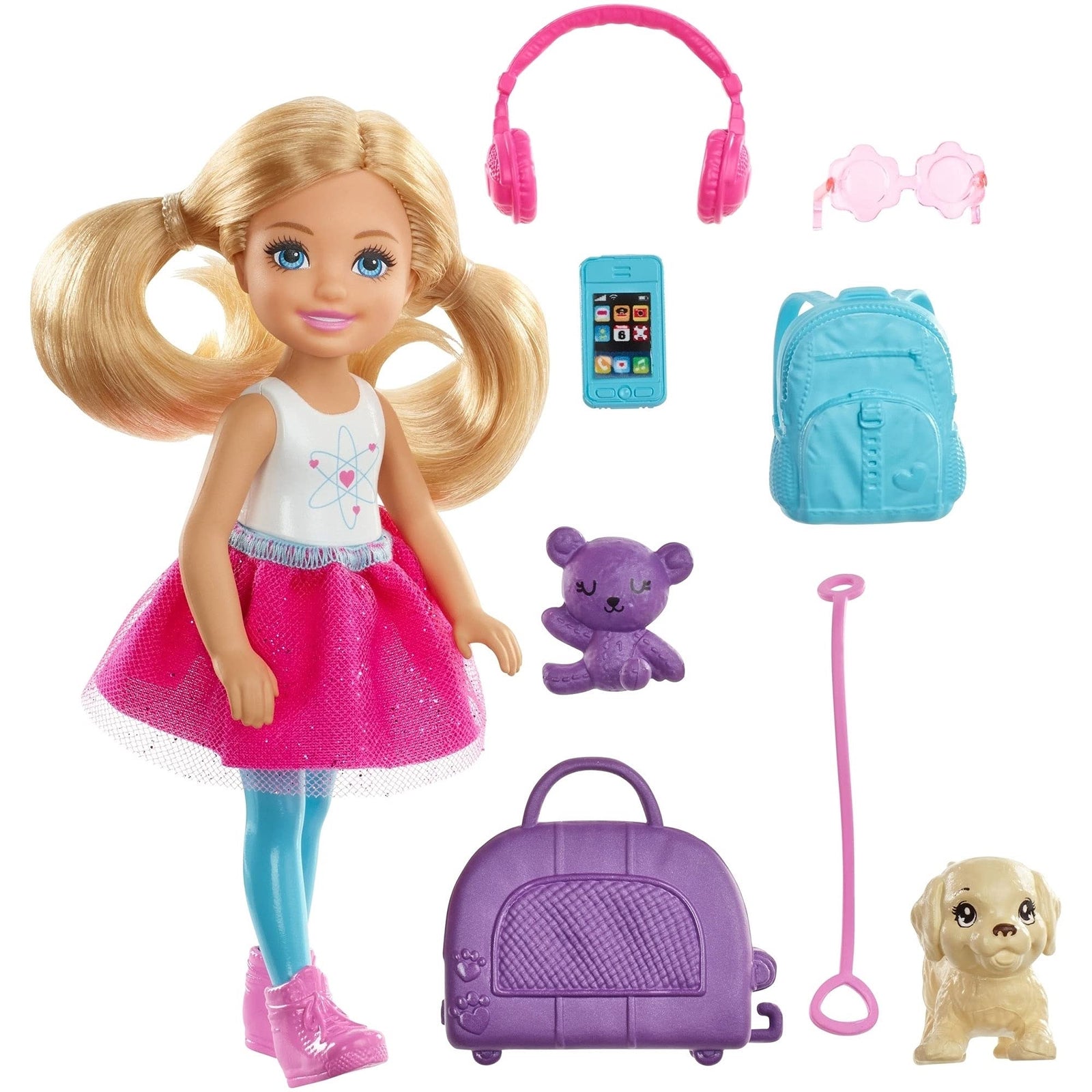 Barbie Travel Ken Doll, Dark Blonde, with 5 Accessories Including a Camera and Backpack, for 3 to 7 Year Olds [Amazon Exclusive]