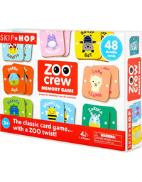 Skip Hop Toddler Memory Game, Zoo Crew
