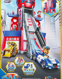 Paw Patrol, Movie Ultimate City 3ft. Tall Transforming Tower with 6 Action Figures, Toy Car, Lights and Sounds, Kids Toys for Ages 3 and up
