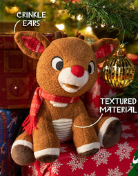 KIDS PREFERRED Rudolph the Red - Nosed Reindeer - Stuffed Animal Plush Toy 8 inches
