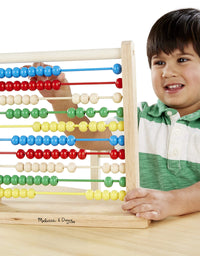 Melissa & Doug Abacus - Classic Wooden Educational Counting Toy With 100 Beads
