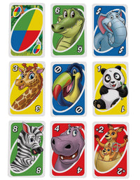 Mattel UNO Junior Card Game with 45 Cards, Gift for Kids 3 Years Old & Up
