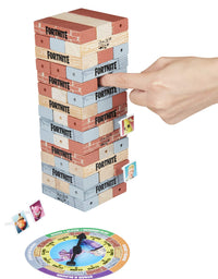 Hasbro Gaming Jenga: Fortnite Edition Game, Wooden Block Stacking Tower Game for Fortnite Fans, Ages 8 & Up
