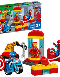LEGO DUPLO Super Heroes Lab 10921 Marvel Avengers Superheroes Construction Toy and Educational Playset for Toddlers (29 Pieces)
