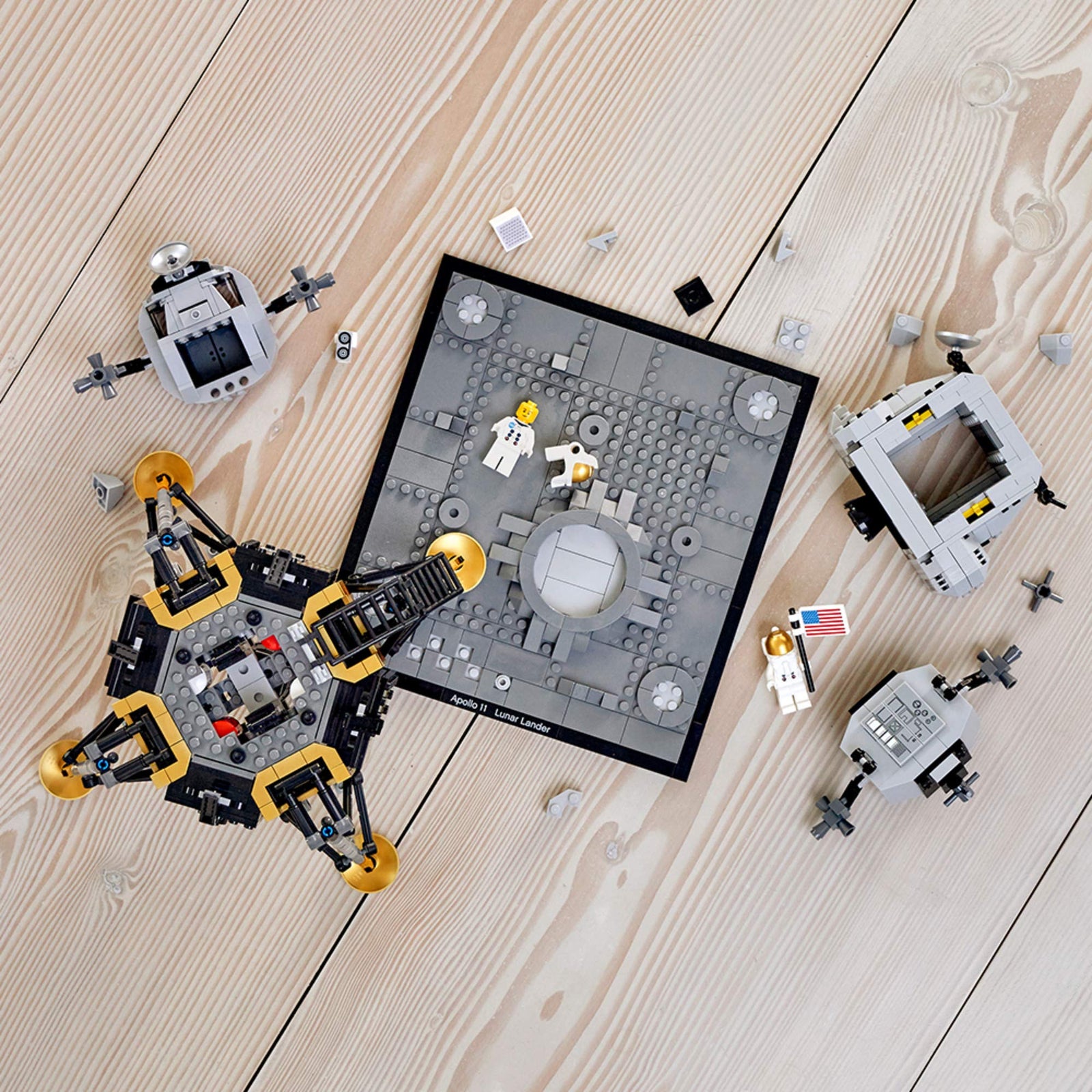 LEGO Creator Expert NASA Apollo 11 Lunar Lander 10266 Building Kit (1,087 Pieces)