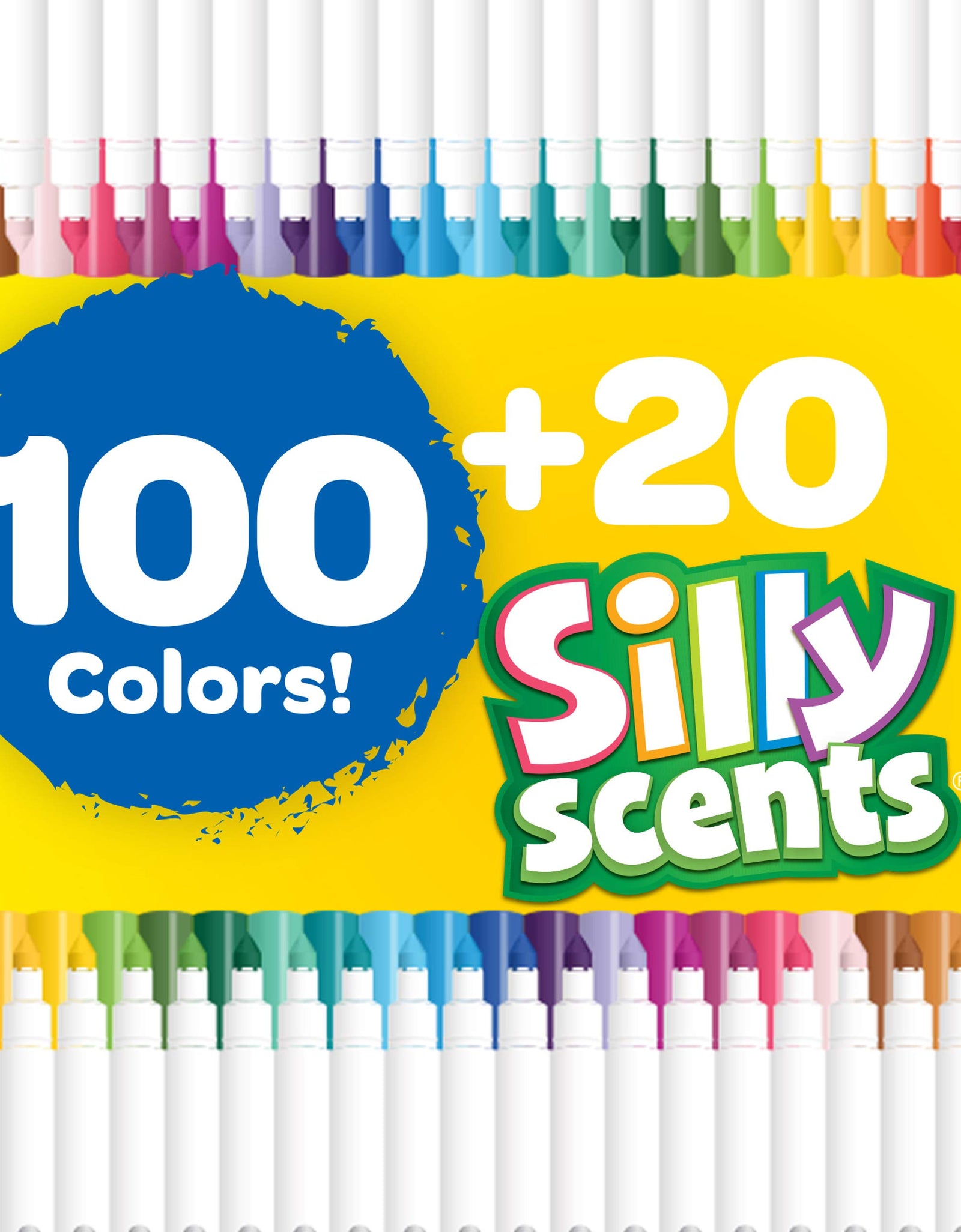 Crayola Super Tips Marker Set, Washable Markers, Assorted Colors, 120Ct