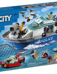 LEGO City Police Patrol Boat 60277 Building Kit; Cool Police Toy for Kids, New 2021 (276 Pieces)
