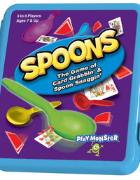 PlayMonster Spoons - The Game of Card Grabbin' & Spoon Snaggin', 6772
