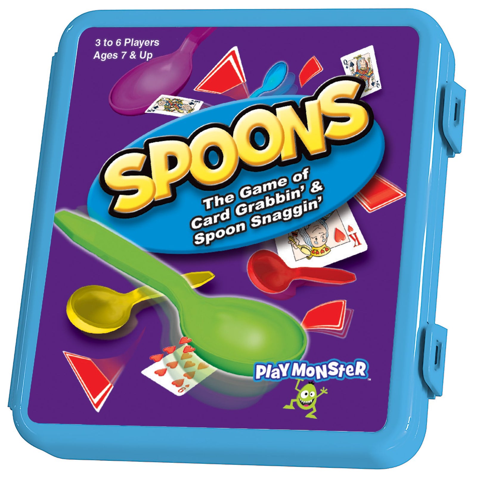 PlayMonster Spoons - The Game of Card Grabbin' & Spoon Snaggin', 6772