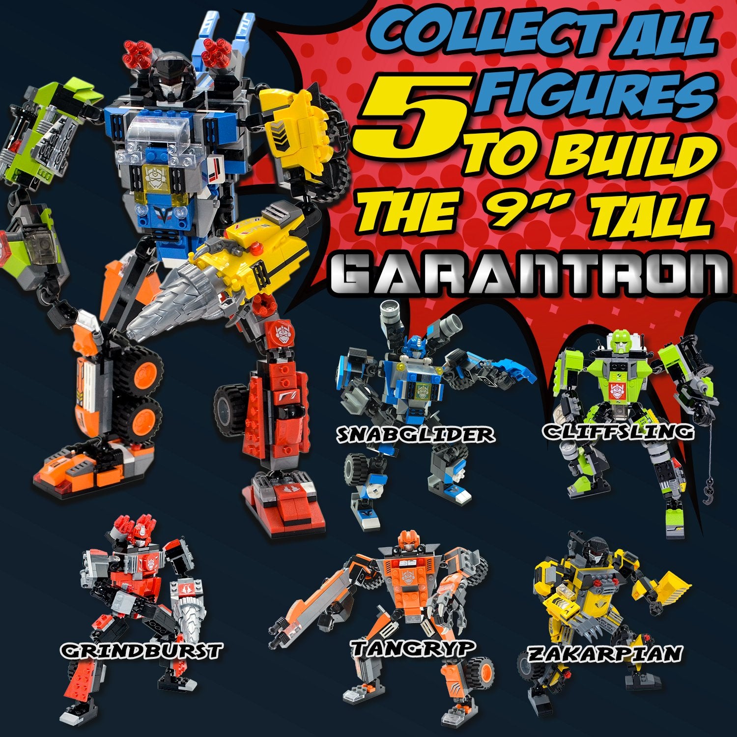 Robot STEM Toy Figure | 3 in 1 Fun Creative Set | Construction Building Toys for Boys and Girls Ages 6-14 Years Old | Best Toy Gift for Kids | Free Poster Kit Included