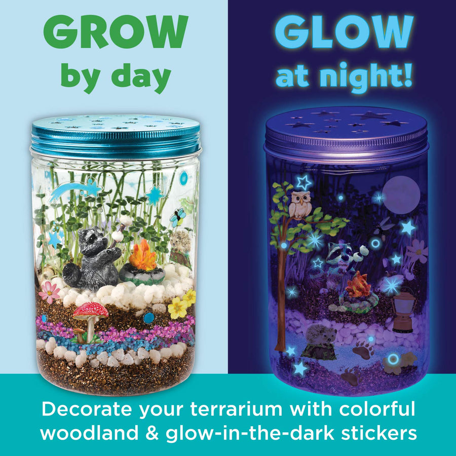 Creativity for Kids Grow 'N Glow Terrarium Kit for Kids - Science Activities for Kids (Packaging May Vary) , Beige