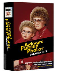 Awkward Family Photos Greatest Hits - Caption Hilarious Pics with Memorable Movie Lines, Best of Original & Vol 2, plus New Pics & Movie Lines, Age 13 & Up, Better Cards, Bigger Images & A Card Box
