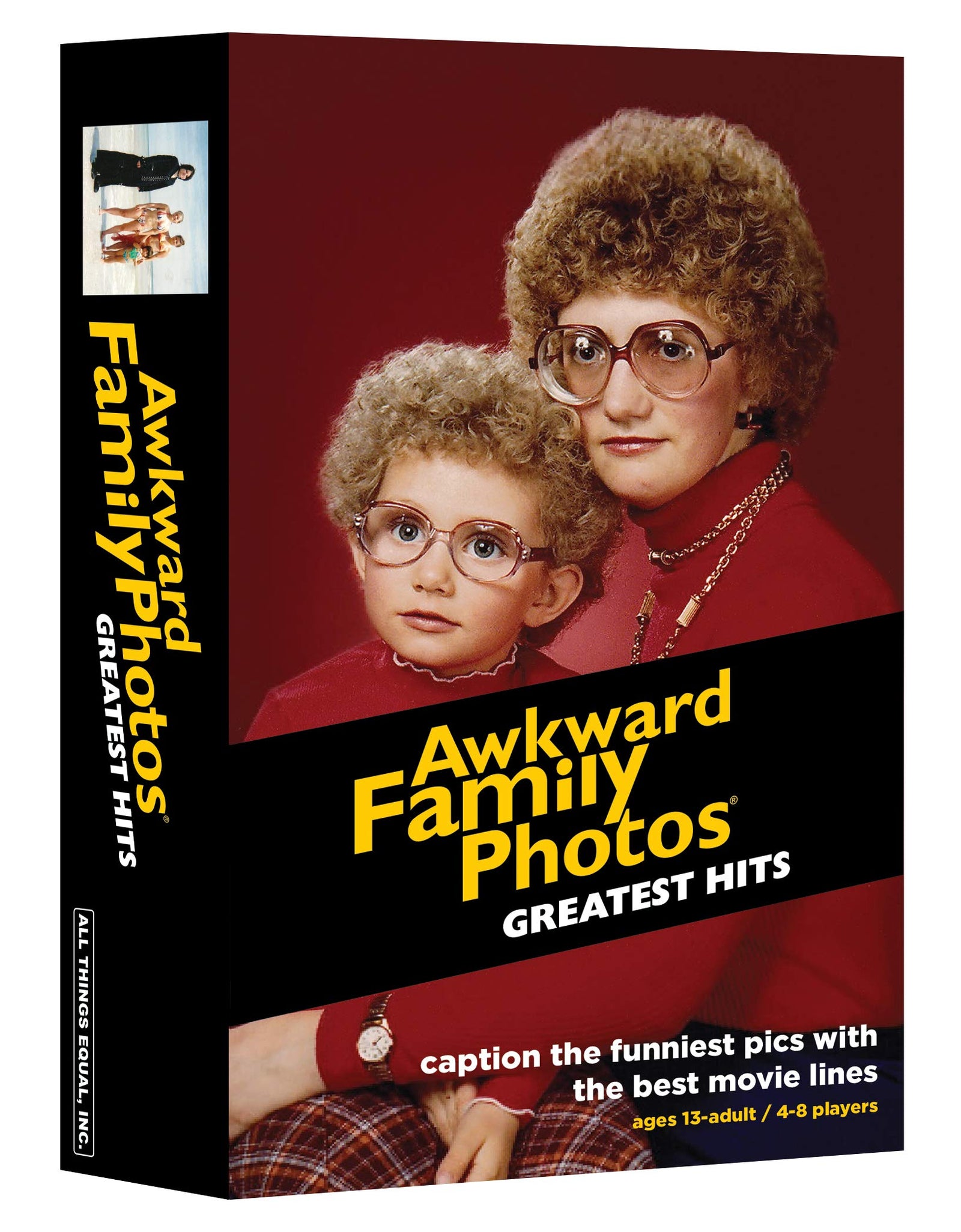Awkward Family Photos Greatest Hits - Caption Hilarious Pics with Memorable Movie Lines, Best of Original & Vol 2, plus New Pics & Movie Lines, Age 13 & Up, Better Cards, Bigger Images & A Card Box