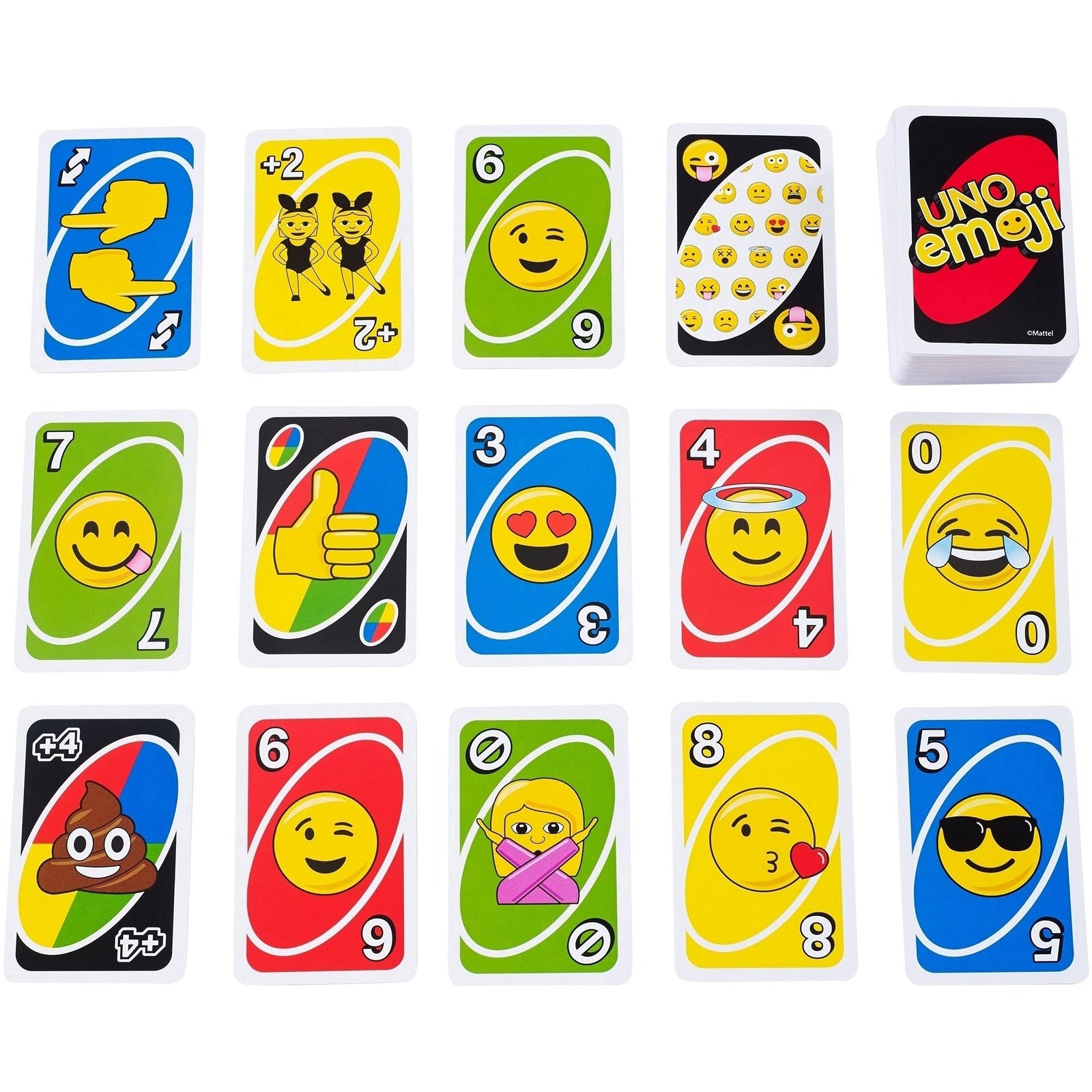 Mattel Games UNO Emojis Multicolor Basic Pack