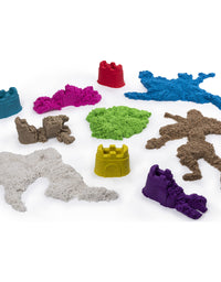 Kinetic Sand, Castle Containers 10-Color Pack
