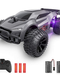 EpochAir Remote Control Car - 2.4GHz High Speed Rc Cars, Offroad Hobby Rc Racing Car with Colorful Led Lights and Rechargeable Battery,Electric Toy Car Gift for 3 4 5 6 7 8 Year Old Boys Girls Kids
