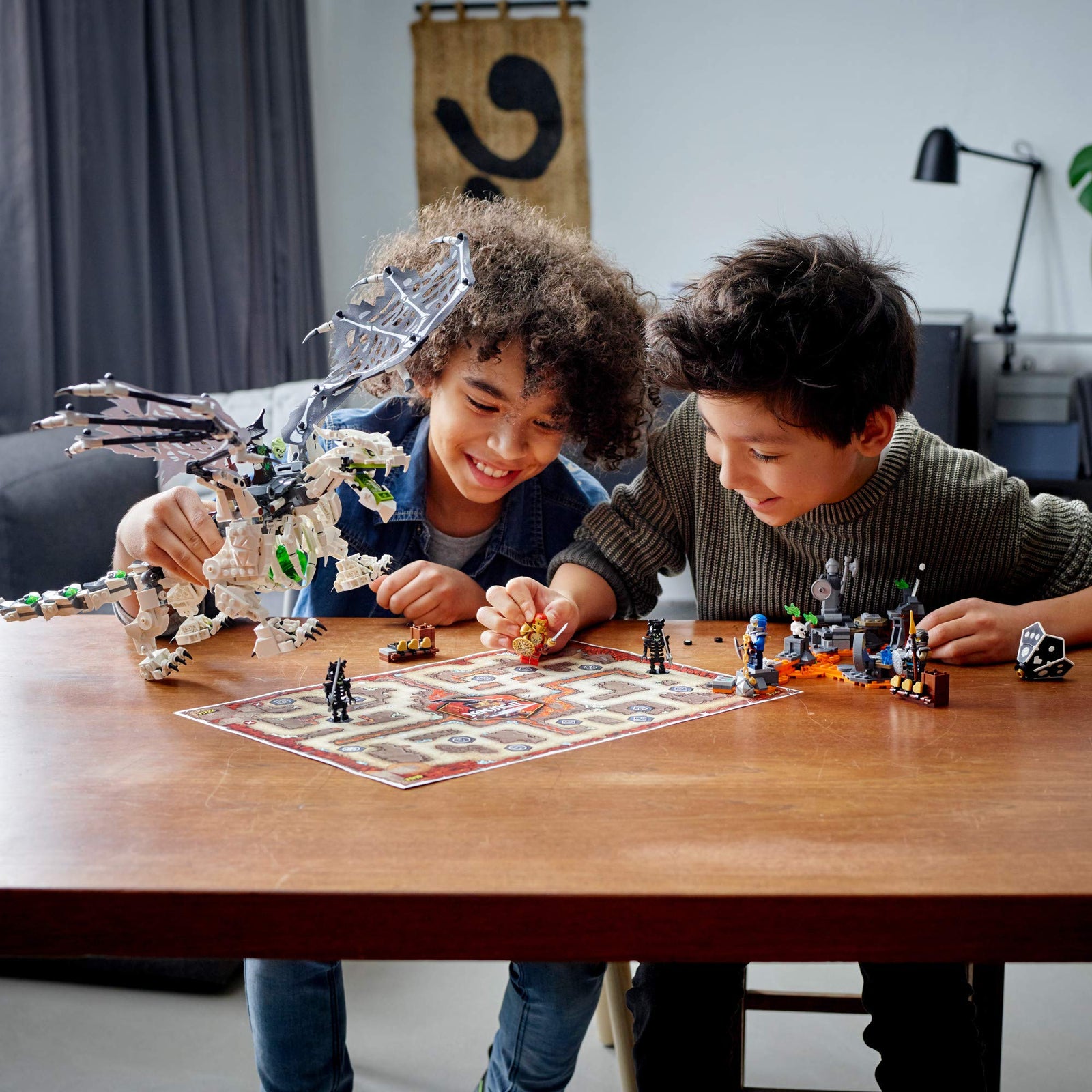 LEGO NINJAGO Skull Sorcerer’s Dragon 71721 NINJAGO Dragon Set Featuring Warrior Toy Figures (1,016 Pieces)