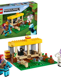 LEGO Minecraft The Horse Stable 21171 Building Kit; Fun Minecraft Farm Toy for Kids, Featuring a Skeleton Horseman; New 2021 (241 Pieces)

